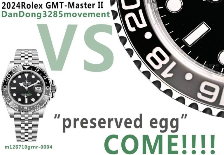 【復刻手錶】VS 最新勞力格林尼治系列 GMT 搭丹東 3285 一體機芯對版