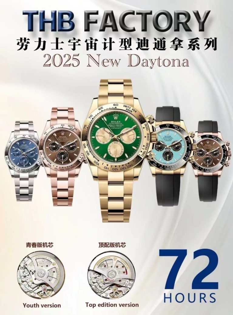 【復刻手錶】2025 爆款 THB 新品 勞力士 迪通拿 4131 機芯版