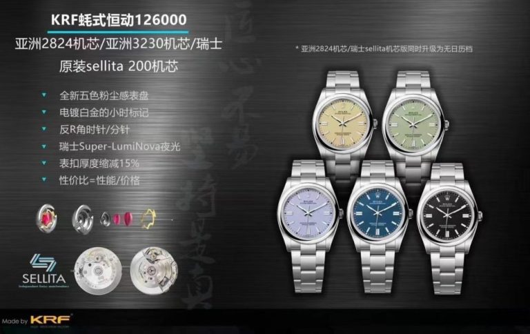 【復刻手錶】KRF2025 勞力士恆動· 莫蘭迪霧面限定版