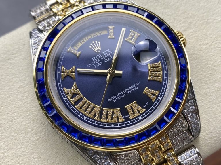 【精仿手錶】勞力士 定製滿鑽 星期日誌 個性特別款