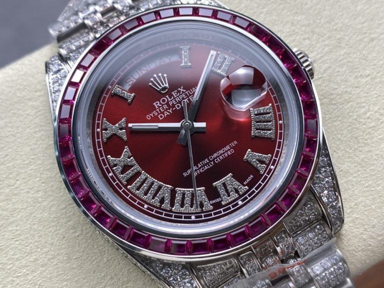 【精仿手錶】勞力士 定製滿鑽 星期日誌 個性特別款