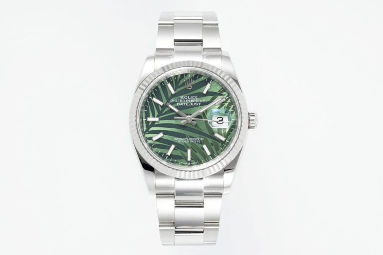 【精仿手錶】EWE 廠 新品36mm 勞力士  格紋面 棕櫚紋面日誌型 腕表