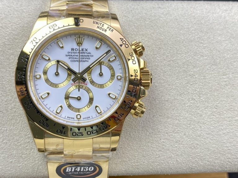 【精仿手錶】BT廠 勞力士 全金迪通拿 4130 機芯版本