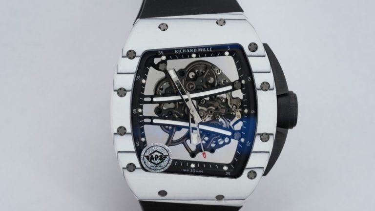 【精仿手錶】aps 新品 理查德米爾 rm61 白碳纖維